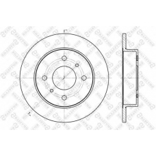 6020-2229-SX STELLOX Тормозной диск