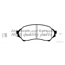 M050-25 ASHUKI Комплект тормозных колодок, дисковый тормоз