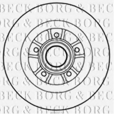BBD5977S BORG & BECK Тормозной диск