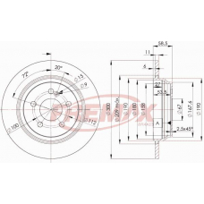 BD-3055-50 FREMAX Тормозной диск