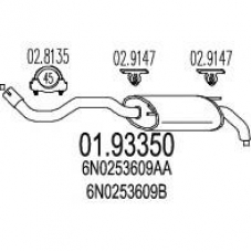01.93350 MTS Глушитель выхлопных газов конечный