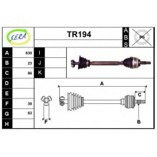 TR194 SERA Приводной вал