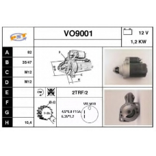 VO9001 SNRA Стартер