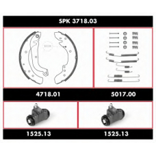 SPK 3718.03 ROADHOUSE Комплект тормозов, барабанный тормозной механизм