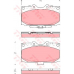 GDB3307 TRW Комплект тормозных колодок, дисковый тормоз