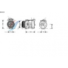 BWK015 AVA Компрессор, кондиционер