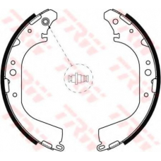 GS8592 TRW Комплект тормозных колодок