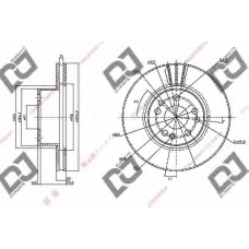 BD1128 DJ PARTS Тормозной диск