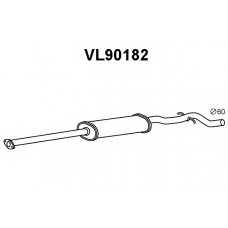 VL90182 VENEPORTE Средний глушитель выхлопных газов