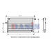 072070N AKS DASIS Конденсатор, кондиционер