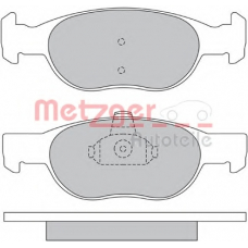 1170390 METZGER Комплект тормозных колодок, дисковый тормоз
