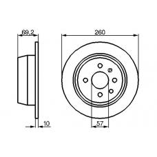 0 986 478 086 BOSCH Тормозной диск