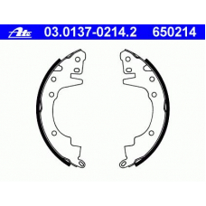 03.0137-0214.2 ATE Комплект тормозных колодок
