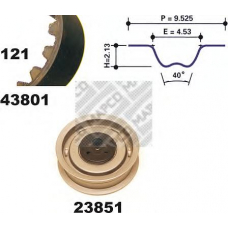 23801 MAPCO Комплект ремня грм