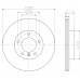 MDC624 MINTEX Тормозной диск