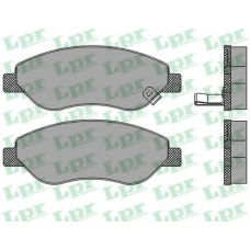 05P1490 LPR Комплект тормозных колодок, дисковый тормоз