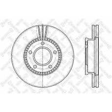 6020-3243V-SX STELLOX Тормозной диск