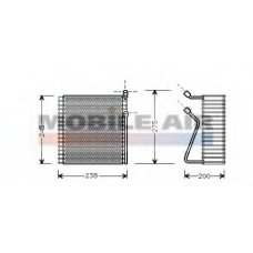 5900V091 VAN WEZEL Испаритель, кондиционер