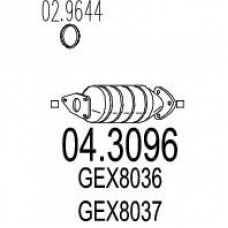 04.3096 MTS Катализатор