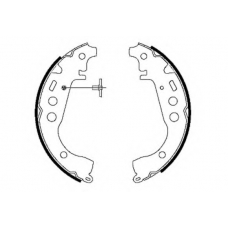 8DB 355 003-471 HELLA PAGID Комплект тормозных колодок