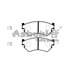 S011-12J ASHUKI Комплект тормозных колодок, дисковый тормоз