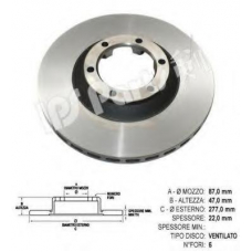 IBT-1H02 IPS Parts Тормозной диск