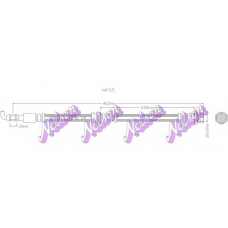 H4715 Brovex-Nelson Тормозной шланг