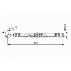 1 987 476 076 BOSCH Тормозной шланг