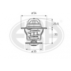 350033 ERA Термостат, охлаждающая жидкость