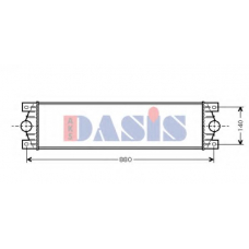 187014N AKS DASIS Интеркулер