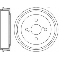VBE694 MOTAQUIP Тормозной барабан