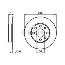 0 986 479 B20 BOSCH Тормозной диск