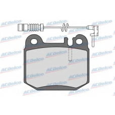 AC058901AD AC Delco Комплект тормозных колодок, дисковый тормоз