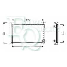 CO0236 EQUAL QUALITY Конденсатор, кондиционер