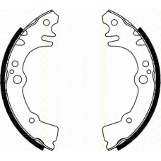 8100 41616 TRISCAN Комплект тормозных колодок