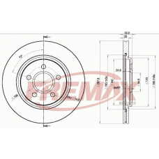 BD-4089 FREMAX Тормозной диск