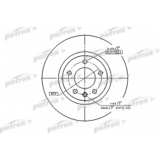 PBD2720 PATRON Тормозной диск