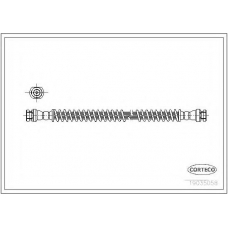 19035058 CORTECO Тормозной шланг