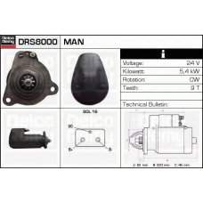 DRS8000 DELCO REMY Стартер