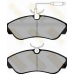 PA1043 BRAKE ENGINEERING Комплект тормозных колодок, дисковый тормоз