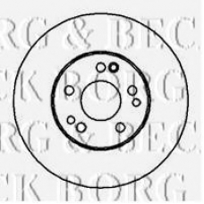 BBD5052 BORG & BECK Тормозной диск