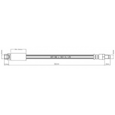 VBJ370 MOTAQUIP Тормозной шланг