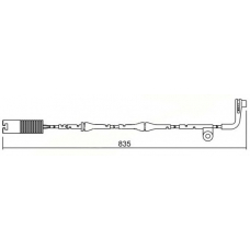 WI0609 BREMSI Сигнализатор, износ тормозных колодок