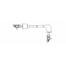 6A30E56 BREMI Провод зажигания