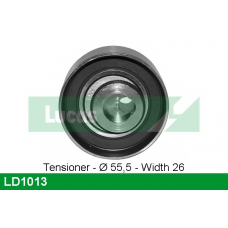 LD1013 TRW Натяжной ролик, ремень грм