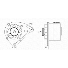 063321067010 MAGNETI MARELLI Генератор