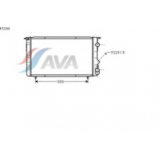 RT2150 AVA Радиатор, охлаждение двигателя