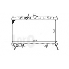 035-017-0007 LORO Радиатор, охлаждение двигателя
