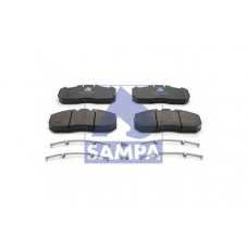 096.611 SAMPA Комплект тормозных колодок, дисковый тормоз