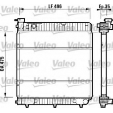 731741 VALEO Радиатор, охлаждение двигателя